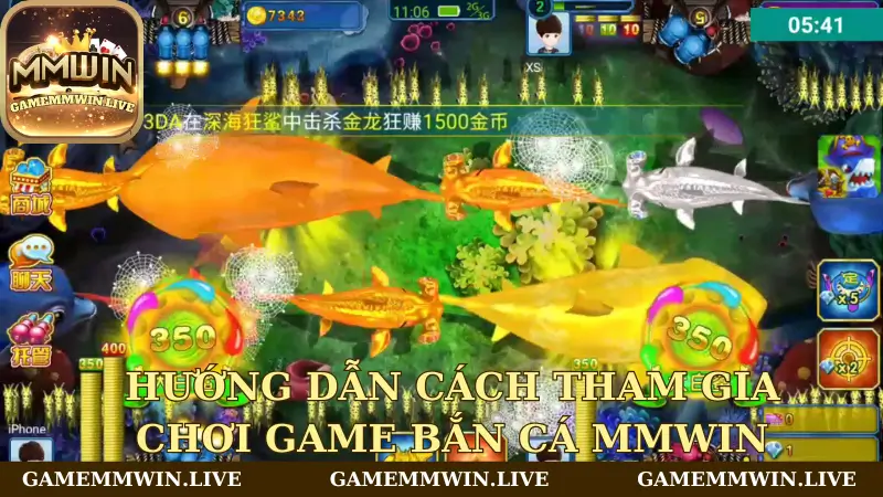 Hướng dẫn cách tham gia chơi game bắn cá Mmwin